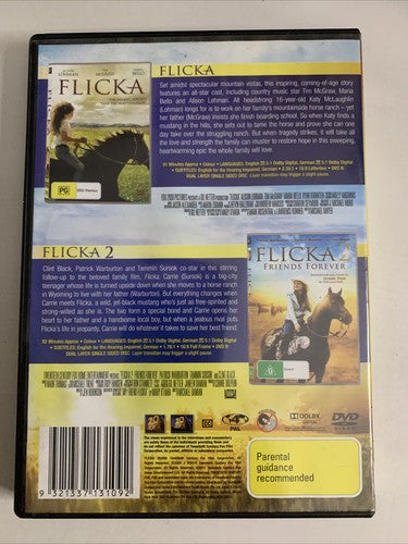 Flicka / Flicka 2: Friends Forever (DVD, 2010) Region 4