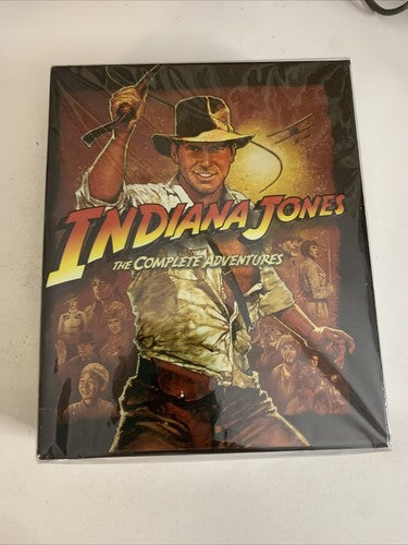 Indiana Jones : The Complete Adventures (Blu-Ray, 5-Disc) Includes 35mm Film