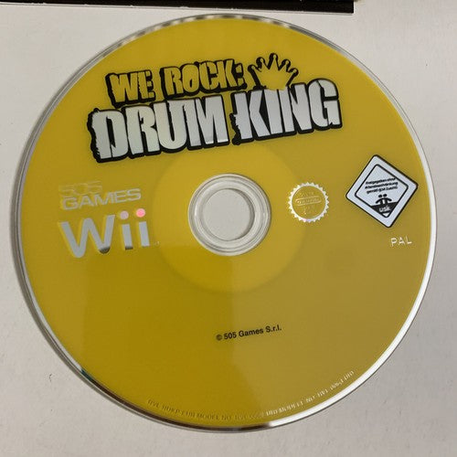 We Rock: Drum King Nintendo Wii 2009 PAL Music Game Complete