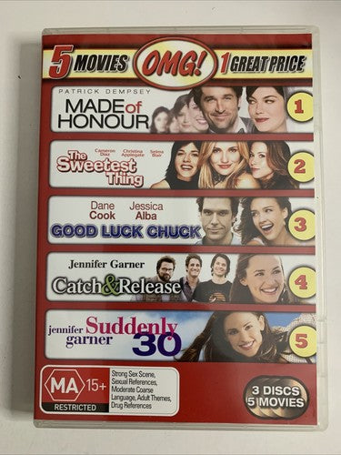 Catch & Release / Good Luck Chuck / Made Honour / Suddenly 30 / Sweetest DVD