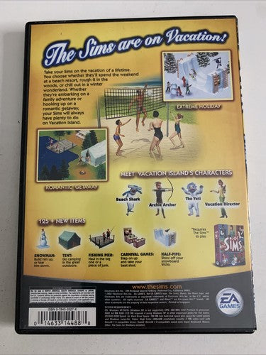 The Sims Vacation Expansion Pack PC CD-ROM Game