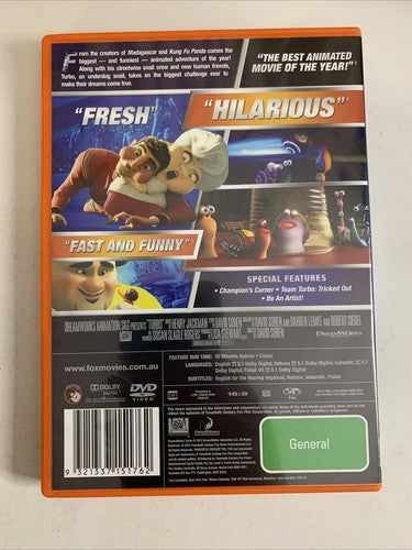 Turbo (DVD, 2013) Paul Giamatti, Samuel L. Jackson, Snoop Dogg Region 4
