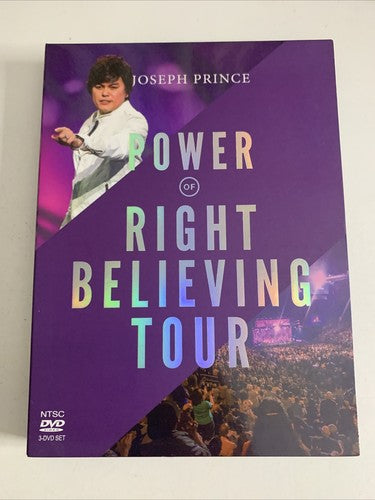 Power Of Right Believing Tour (DVD,  2014, 3-Disc) Joseph Prince All Regions