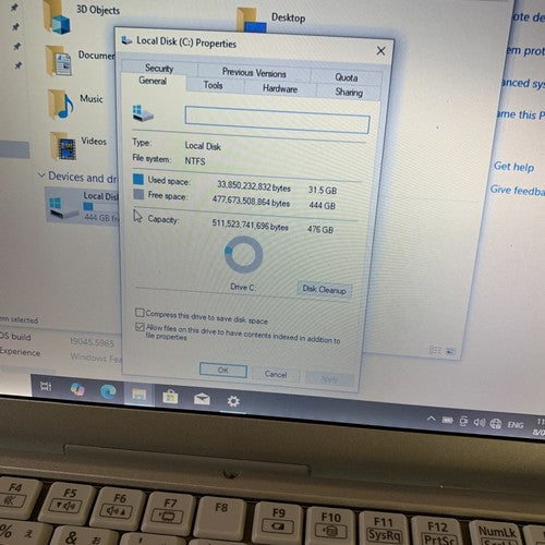 Panasonic Toughbook CF-S10 Laptop 12.1" i5-2520M vPro DVD-RW 8GB 500GB Win 10