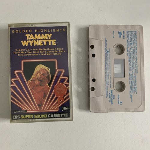 Tammy Wynette – Golden Highlights (Music Cassette, 1985) HSC 16