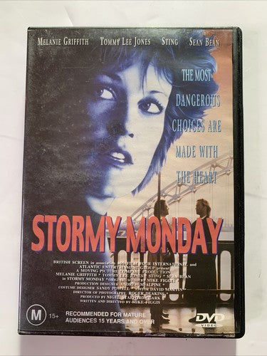 Stormy Monday (DVD, 1988) Tommy Lee Jones, Sting, Melanie Griffith Region 4