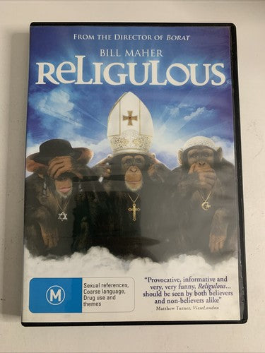 Religulous (DVD, 2008) Bill Maher Region 4 &2 NEW