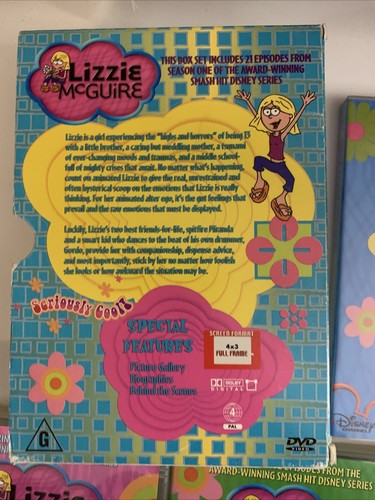 Lizzie McGuire : Season 1 Boxset (DVD, 2002, 4-Disc) Hilary Duff Region 4