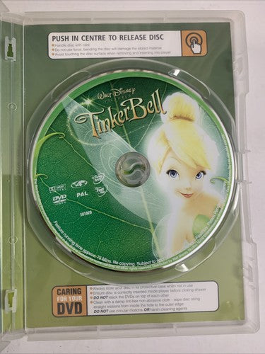 Tinker Bell (DVD, 2008) Disney Animation Movie Region 4
