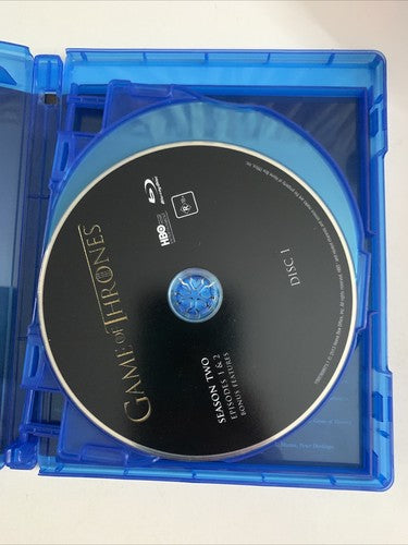 Game of Thrones : Season 2 (Blu-ray, 2012, 5-Disc) Region B