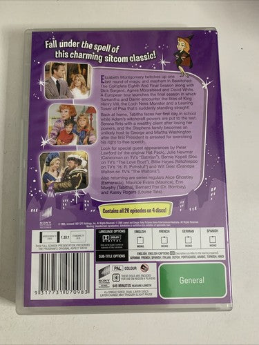 Bewitched : Season 8 (DVD, 1966, 4-Disc) Region 4