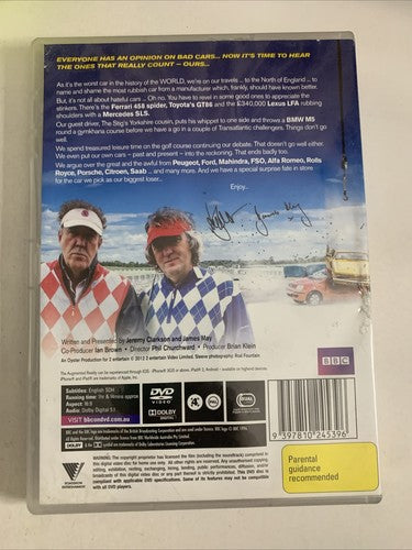 Top Gear: The Worst Cars in the World (DVD, 2012) Jeremy Clarkson Region 4