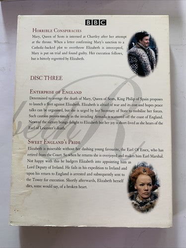 Elizabeth R (DVD, 1971, 3-Disc) Ronald Hines, Glenda Jackson Region 4