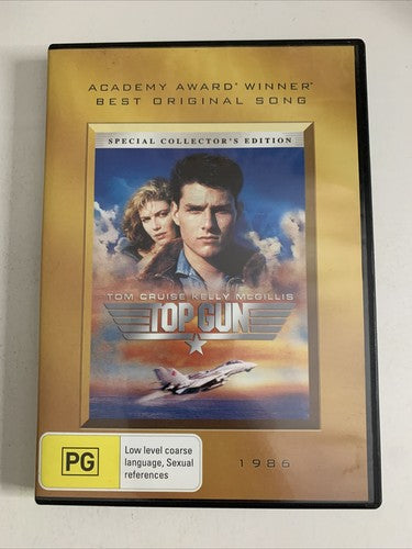 Top Gun (Special  Collector's Edition, DVD, 1986, 2-Disc) Tom Cruise Region 4