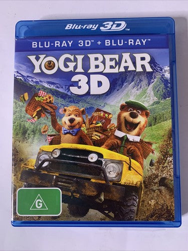 Yogi Bear 3D (Blu-ray 3D + 2D, 2010, 2-DIsc) Animation Region B