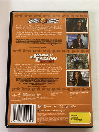 Johnny English / Johnny English Reborn (DVD, 2011) Rowan Atkinson Region 4 NEW