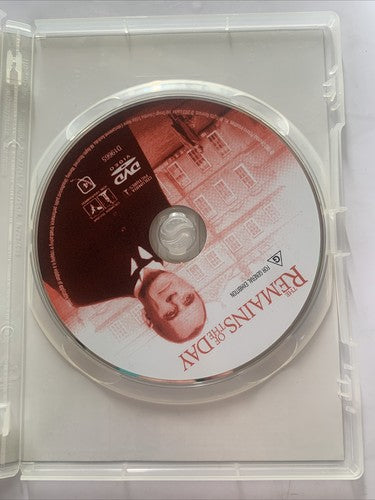 The Remains of the Day (DVD, 1993) Anthony Hopkins, Emma Thompson  Region 4