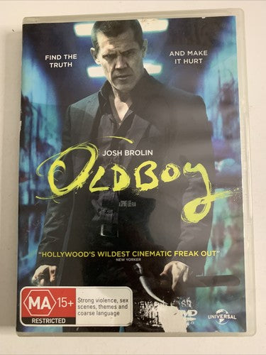 Oldboy (DVD, 2013) Josh Brolin, Rami Malek, Samuel L. Jackson Region 4 &2