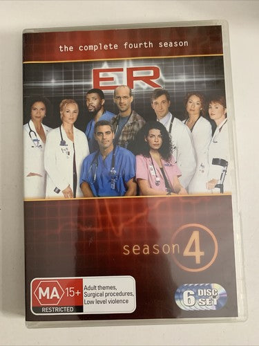 ER : The Complete Season 4 (DVD, 1997, 6-Disc) Region 4