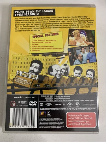 It's Always Sunny in Philadelphia : Season 6 (DVD, 2010, 2-Disc) Region 4