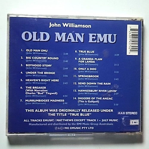 John Williamson – Old Man Emu (CD, 1997) Australia 8145792