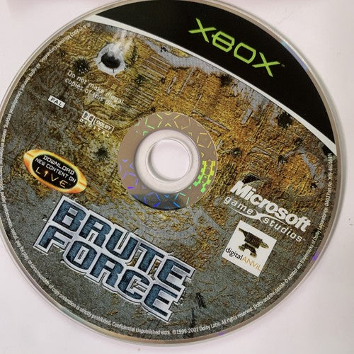 Brute Force Microsoft XBOX Original PAL 2003 Game