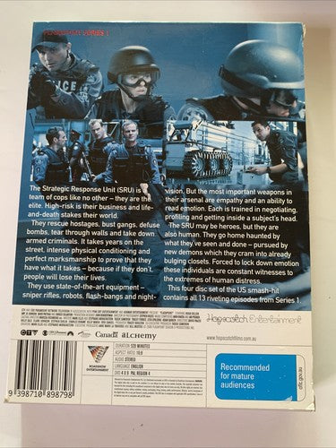 Flashpoint : Series 1 (DVD, 2008, 4-Disc) Region 4