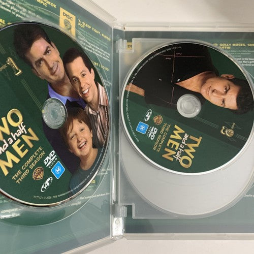 Two and a Half Men : Season 3 (DVD, 2005, 4-Disc) Charlie Sheen Region 4