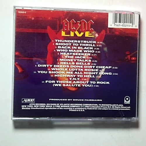 AC/DC – Live (CD, 1992) US 7 92215-2