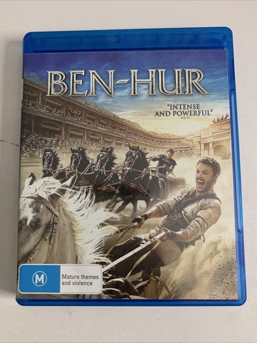 Ben-Hur (Blu-ray, 2016) Morgan Freeman, Jack Huston  Region B