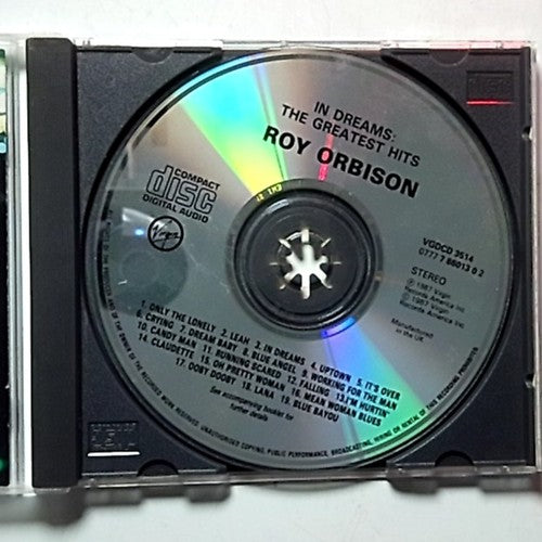 Roy Orbison – In Dreams: The Greatest Hits (CD) UK VGDCD 3514