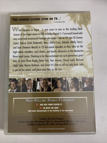 Las Vegas : Season 3 (DVD, 2004, 6-Disc) Region 4