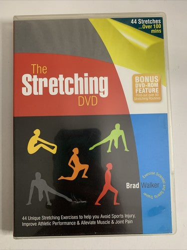 The Stretching DVD (DVD, 2009) 44 Stretches Brad Walker All Regions