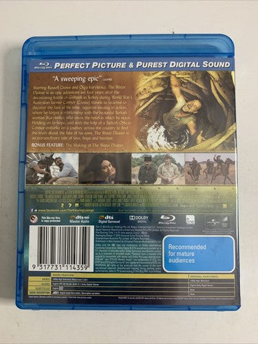 The Water Diviner (Blu-ray, 2014) Russell Crowe Region B
