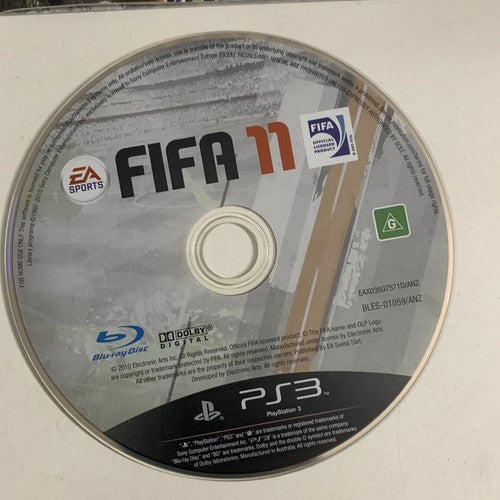 FIFA 11 PS3 Sony PlayStation 3 Game Complete