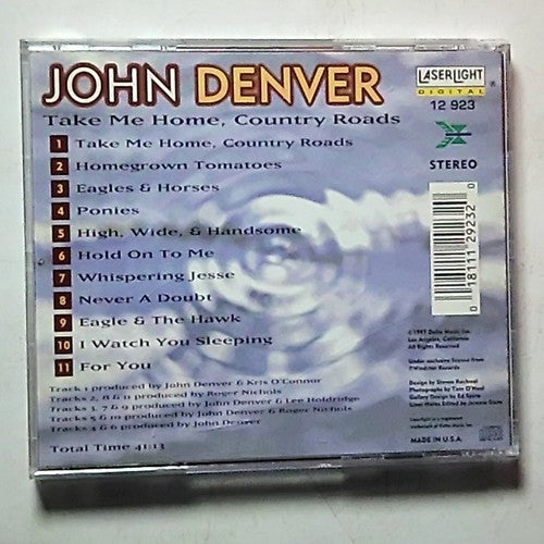 John Denver – Take Me Home, Country Roads (CD, 1997) US 12 923