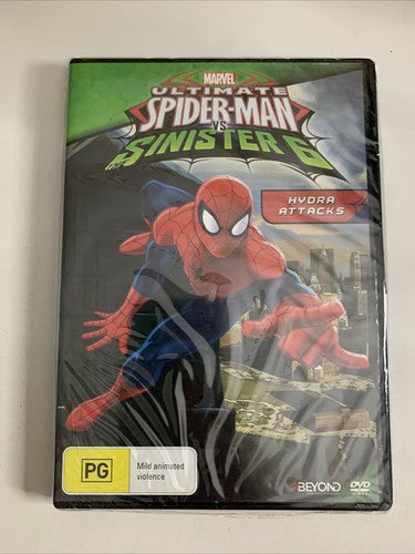 Ultimate Spider-Man Vs Sinister 6: Hydra Attacks (DVD, 2017) Region 4 NEW