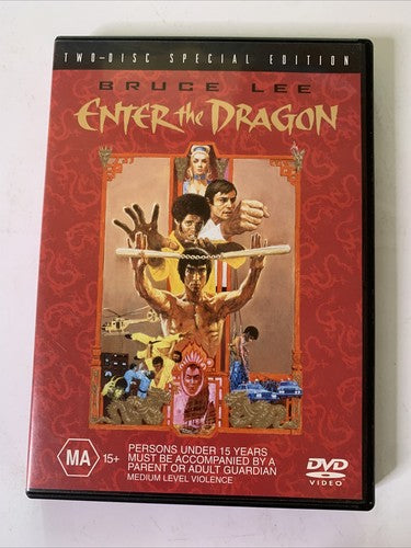 Enter The Dragon (Special Edition, DVD, 1973, 2-Disc) Bruce Lee Region 4