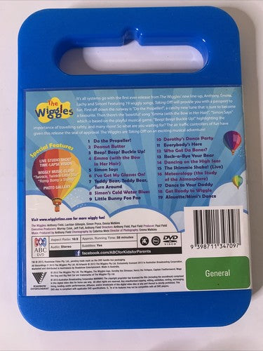 The Wiggles Taking Off! (DVD, 2012) ABC Kids Region 4
