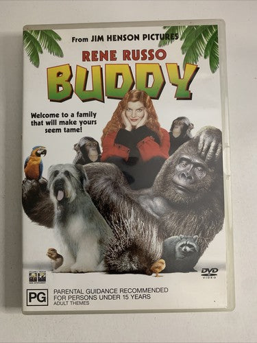 Buddy (DVD, 1997) Rene Russo, Robbie Coltrane, Alan Cumming Region 4