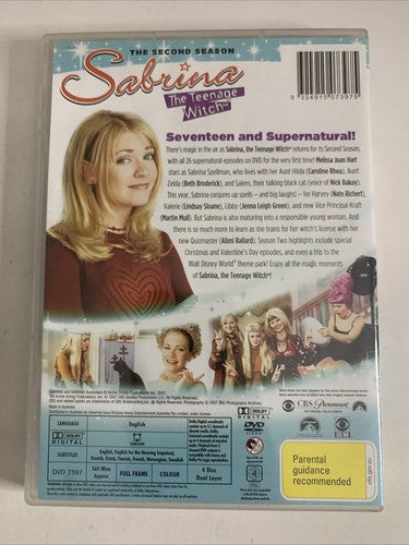 Sabrina The Teenage Witch : Season 2 (DVD, 1996, 4-Disc) Region 4