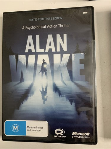 Alan Wake Limited Collectors Edition XBOX 360 PAL with Book, Soundtrack, Game
