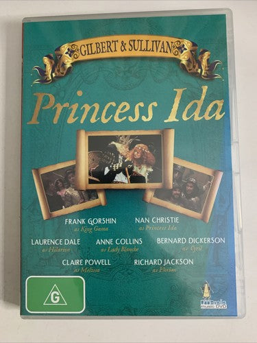 Gilbert & Sullivan's Princess Ida (DVD, 1986) Nan Christie, Neil Howlett Region4