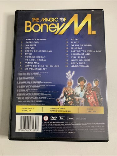 Boney M. – The Magic Of Boney M (DVD, 2006) All Regions