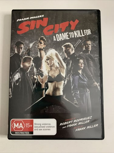 Sin City 2: A Dame to Kill For (DVD, 2014) Region 4 &2