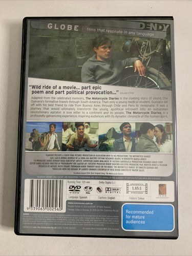 Motorcycle Diaries (DVD, 2004)  Gael Garcia Bernal Region 4 NEW