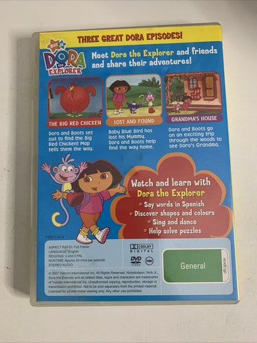 Dora The Explorer DVD Collection 1 (DVD, 2007) Region 4 &2