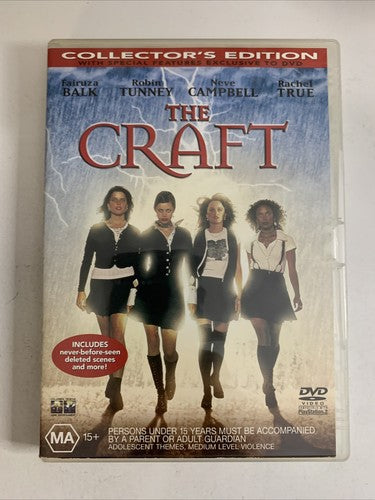 The Craft (DVD, 1996) Robin Tunney, Neve Campbell, Fairuza Balk Region 4