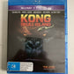 Kong Skull Island (Blu-ray, 2017) John C. Reilly, Samuel L. Jackson Region B