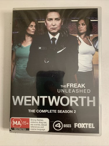 Wentworth : Season 2 (DVD, 2014, 4-Disc) Region 4